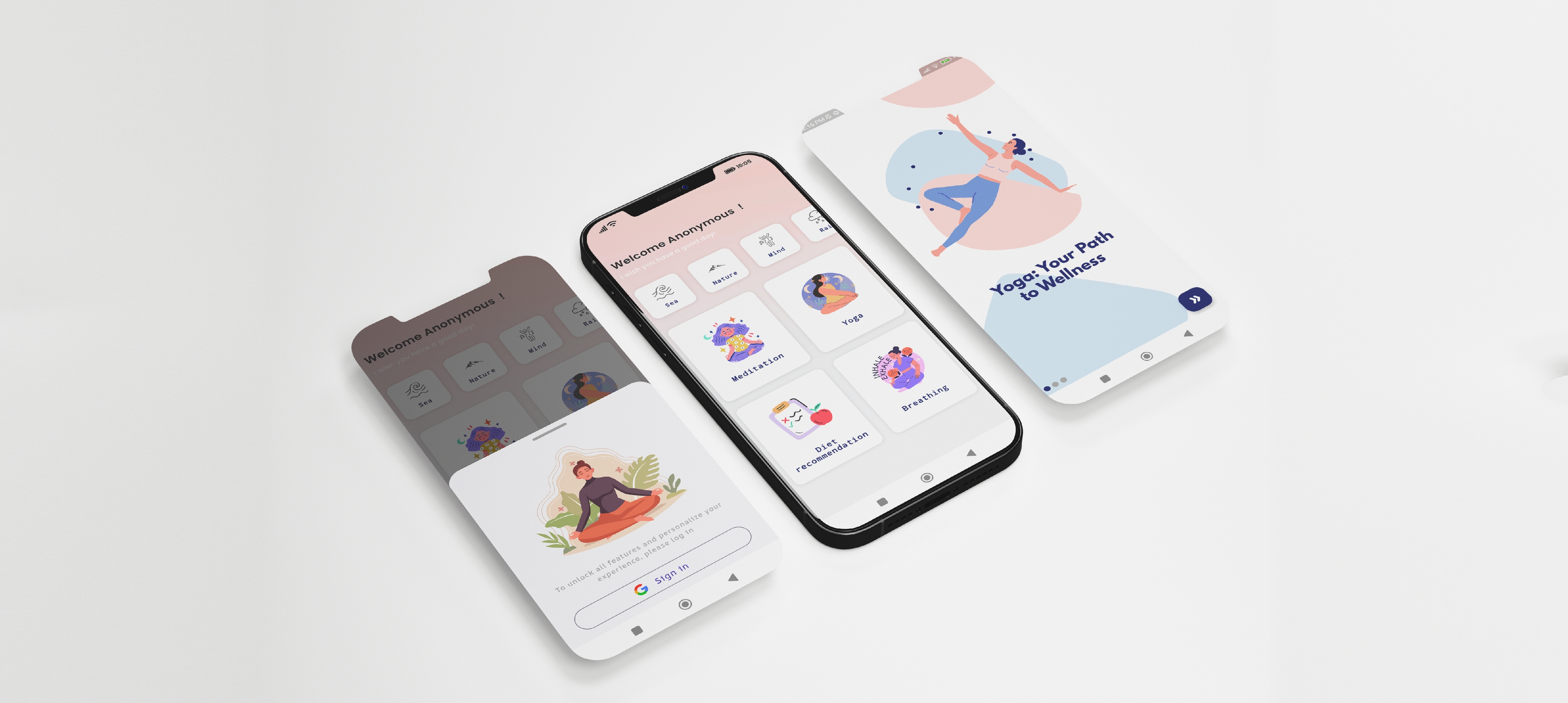 Meditation App UI Development