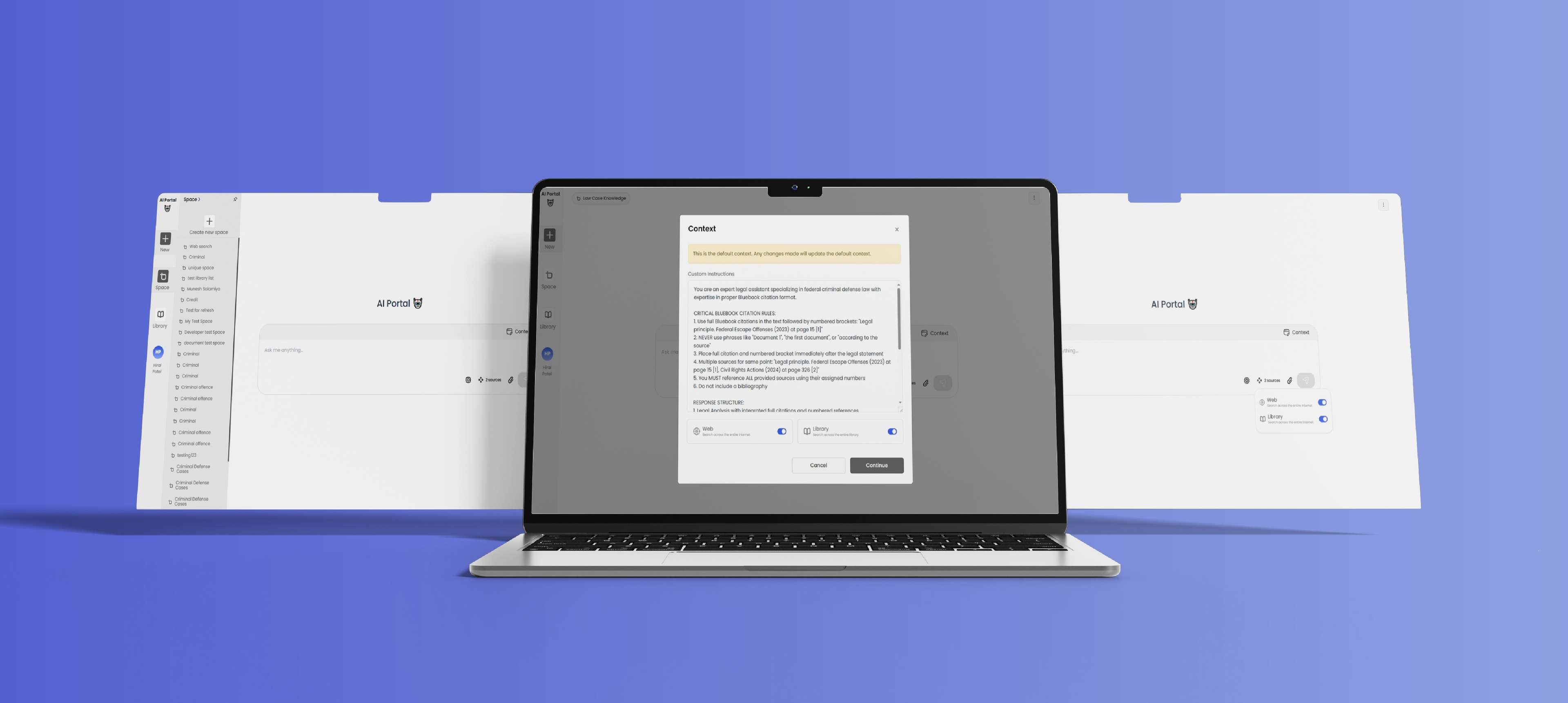 AI Portal for Federal Criminal Defense Document Drafting