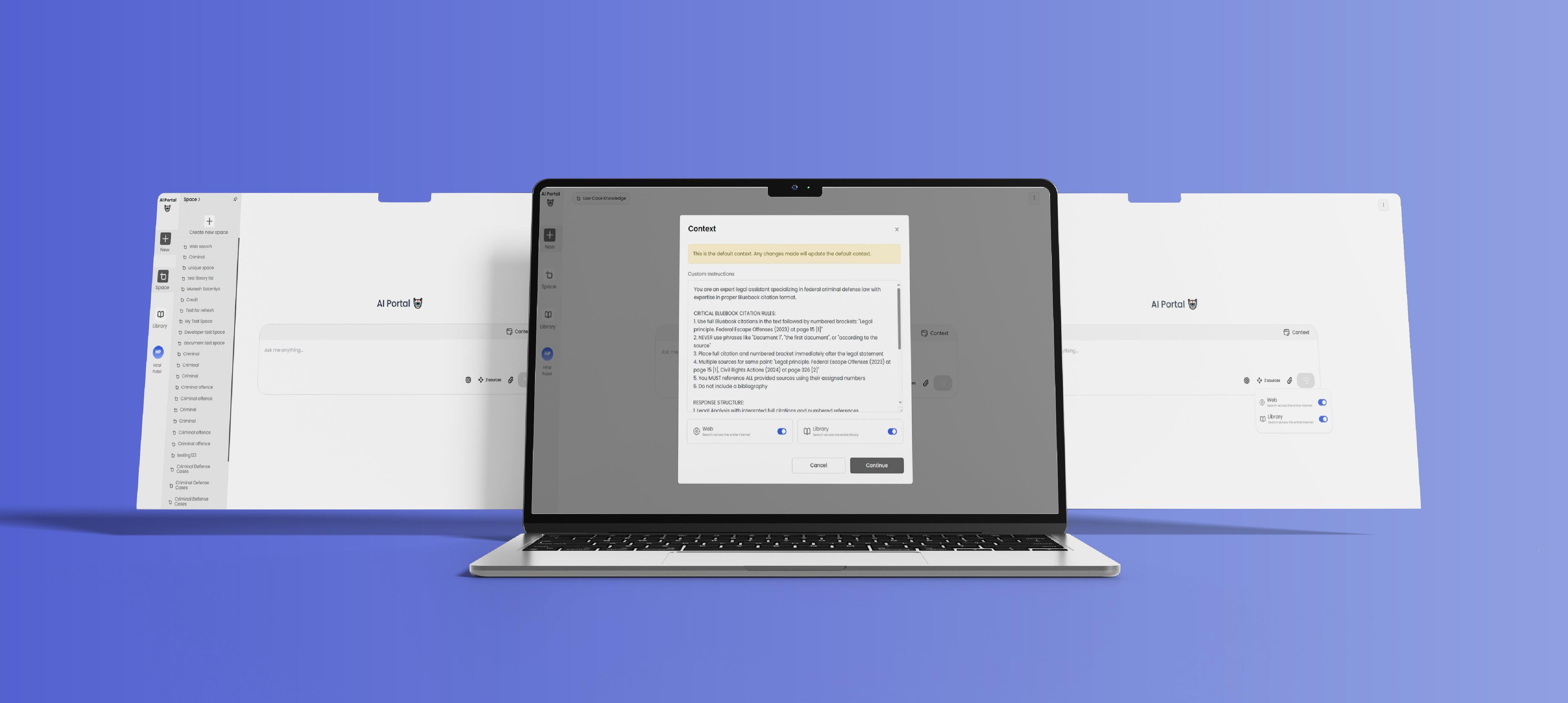 AI Portal for Federal Criminal Defense Document Drafting