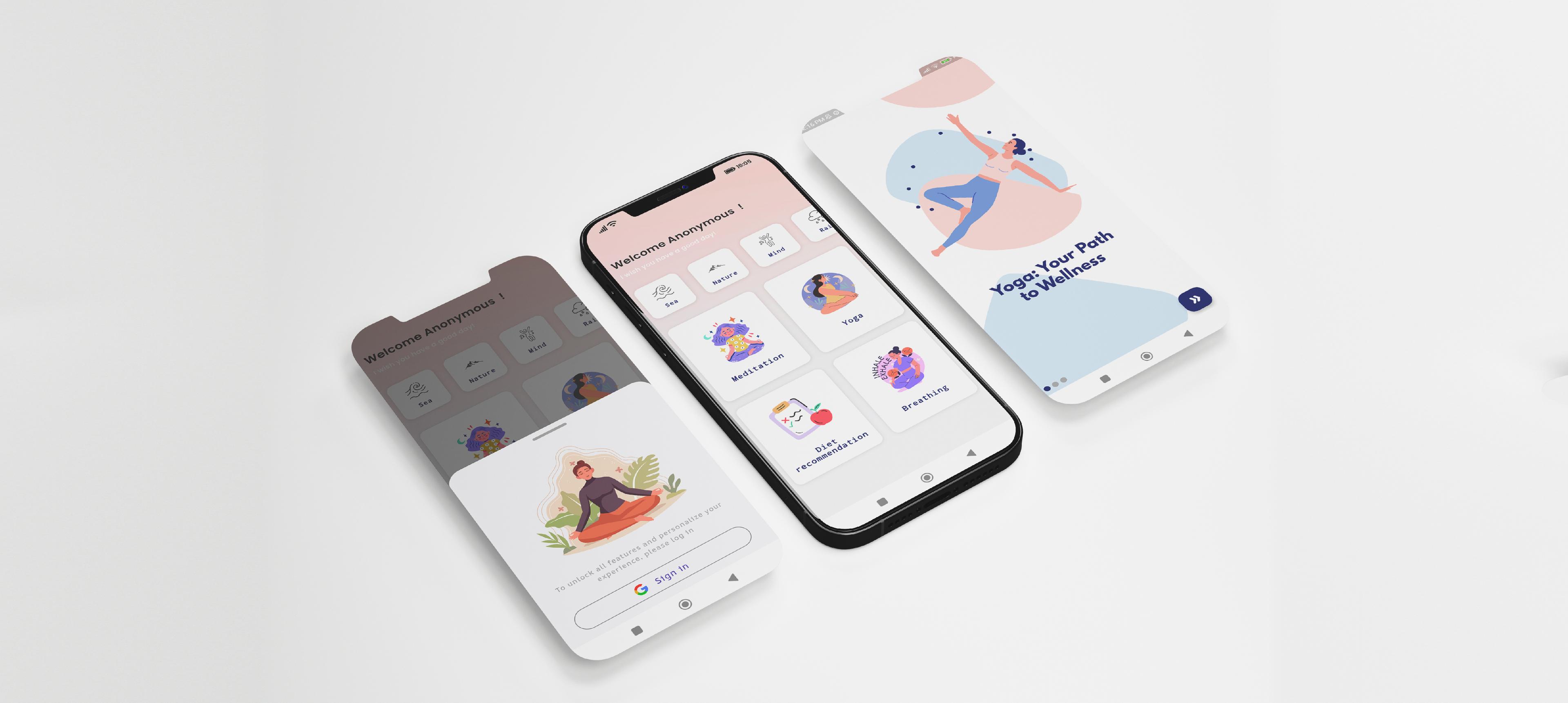 Meditation App UI Development